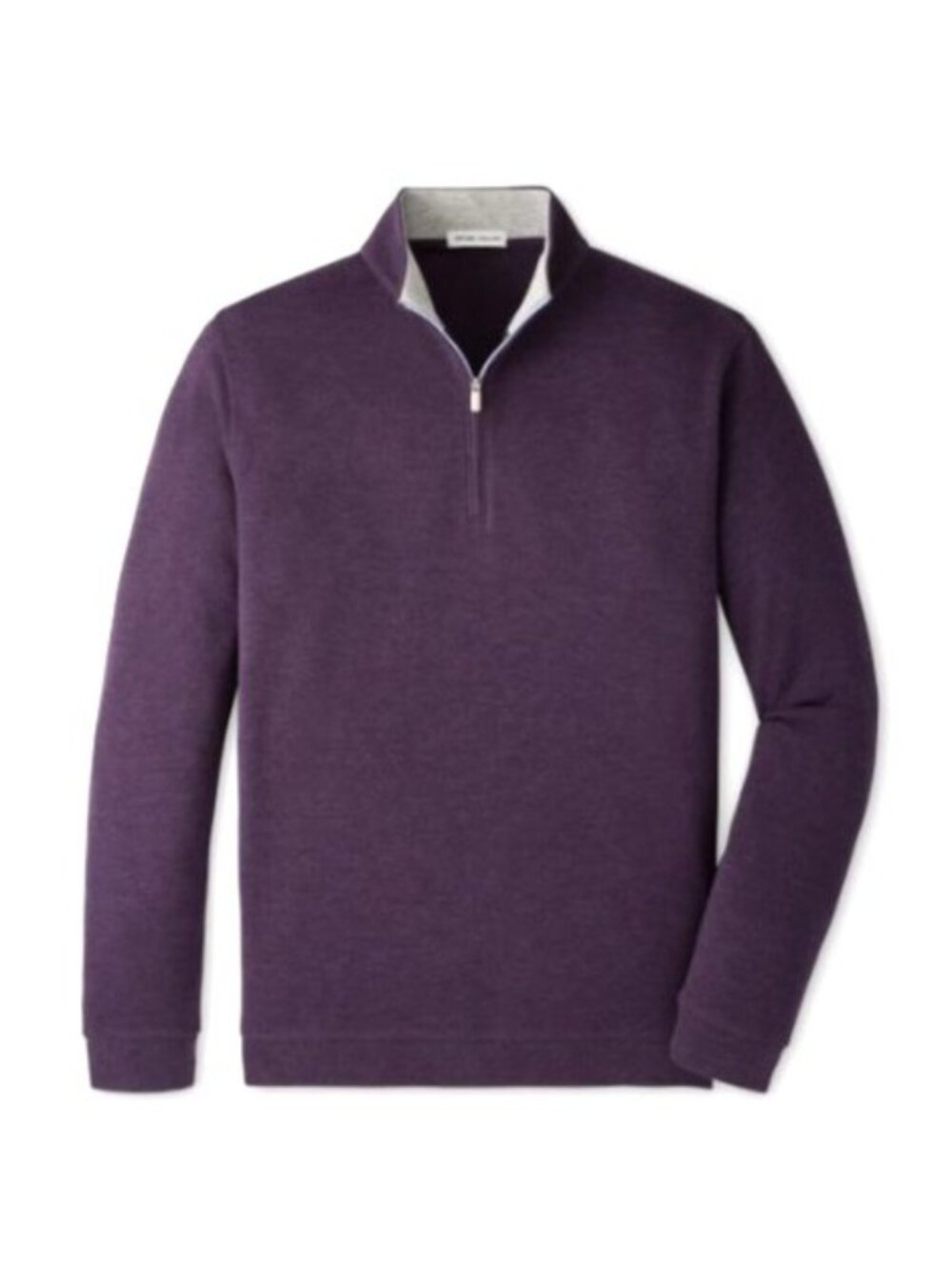 Peter Millar Men's 2XL Crown Comfort Quarter-Zip Pullover Sweater Purple